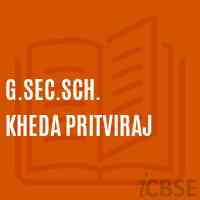 G.Sec.Sch. Kheda Pritviraj Secondary School Logo