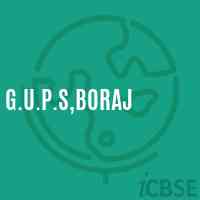 G.U.P.S,Boraj Middle School Logo