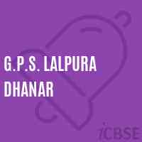G.P.S. Lalpura Dhanar Primary School Logo