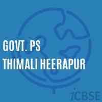 Govt. Ps Thimali Heerapur Primary School Logo