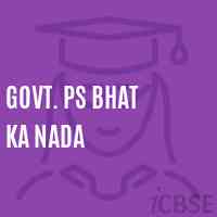 Govt. Ps Bhat Ka Nada Primary School Logo