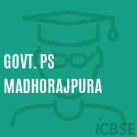 Govt. Ps Madhorajpura Primary School Logo
