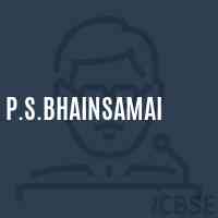 P.S.Bhainsamai Primary School Logo
