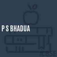 P S Bhadua Primary School Logo