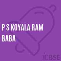 P S Koyala Ram Baba Primary School Logo