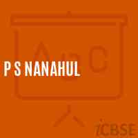 P S Nanahul Primary School Logo