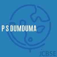 P S Dumduma Primary School Logo