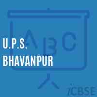 U.P.S. Bhavanpur Middle School Logo