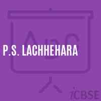 P.S. Lachhehara Primary School Logo