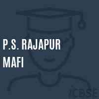 P.S. Rajapur Mafi Primary School Logo