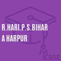 R.Hari.P.S.Bihara Harpur Primary School Logo