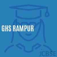 Ghs Rampur Secondary School Logo