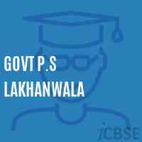 Govt P.S Lakhanwala Primary School Logo