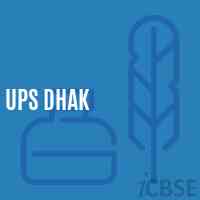 Ups Dhak Middle School Logo