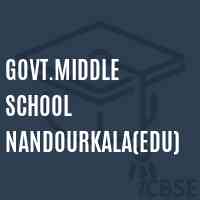 Govt.Middle School Nandourkala(Edu) Logo