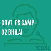 Govt. Ps Camp- 02 Bhilai Primary School Logo