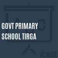 Govt Primary School Tirga Logo