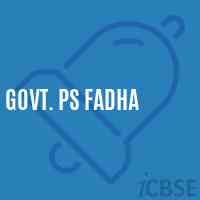 Govt. Ps Fadha Primary School Logo