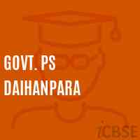 Govt. Ps Daihanpara Primary School Logo