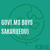 Govt.Ms Boys Sakari(Edu) Middle School Logo