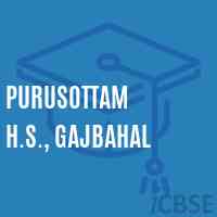 Purusottam H.S., Gajbahal School Logo