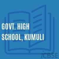 Govt. High School, Kumuli Logo