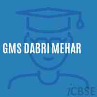 Gms Dabri Mehar Middle School Logo