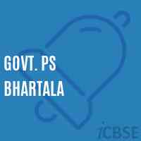 Govt. Ps Bhartala Primary School Logo