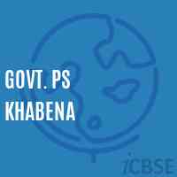 Govt. Ps Khabena Primary School Logo