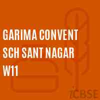 Garima Convent Sch Sant Nagar W11 Primary School Logo