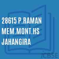 28615 P.Raman Mem.Mont.Hs Jahangira Secondary School Logo