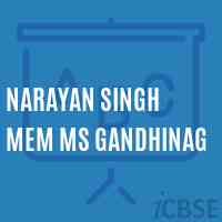 Narayan Singh Mem Ms Gandhinag Middle School Logo