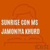 Sunrise Con Ms Jamoniya Khurd Middle School Logo