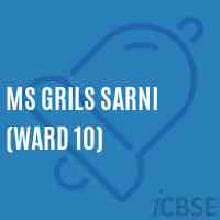 Ms Grils Sarni (Ward 10) Middle School Logo