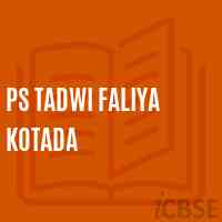 Ps Tadwi Faliya Kotada Primary School Logo