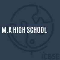 M.A High School Logo