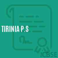 Tirinia P.S Primary School Logo