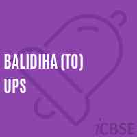 Balidiha (To) Ups School Logo