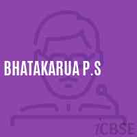 Bhatakarua P.S Primary School Logo
