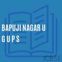 Bapuji Nagar U G U P S Middle School Logo