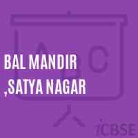 Bal Mandir ,Satya Nagar Primary School Logo