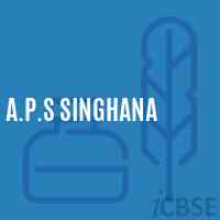 A.P.S Singhana Middle School Logo