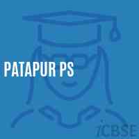 Patapur Ps Primary School Logo