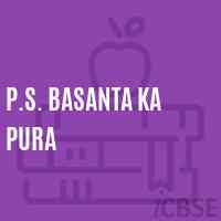 P.S. Basanta Ka Pura Primary School Logo