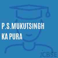 P.S.Mukutsingh Ka Pura Primary School Logo