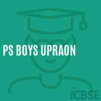 Ps Boys Upraon Primary School Logo