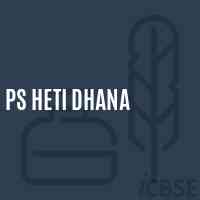 Ps Heti Dhana Primary School Logo