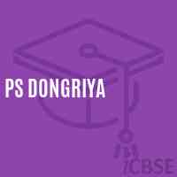 Ps Dongriya Primary School Logo