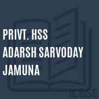 Privt. Hss Adarsh Sarvoday Jamuna Senior Secondary School Logo