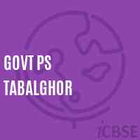 Govt Ps Tabalghor Primary School Logo